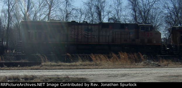 UP 7625, second view of engineer's side